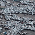 Destroyed cars