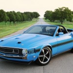 Retro 1969 Ford Mustang Shelby GT500
