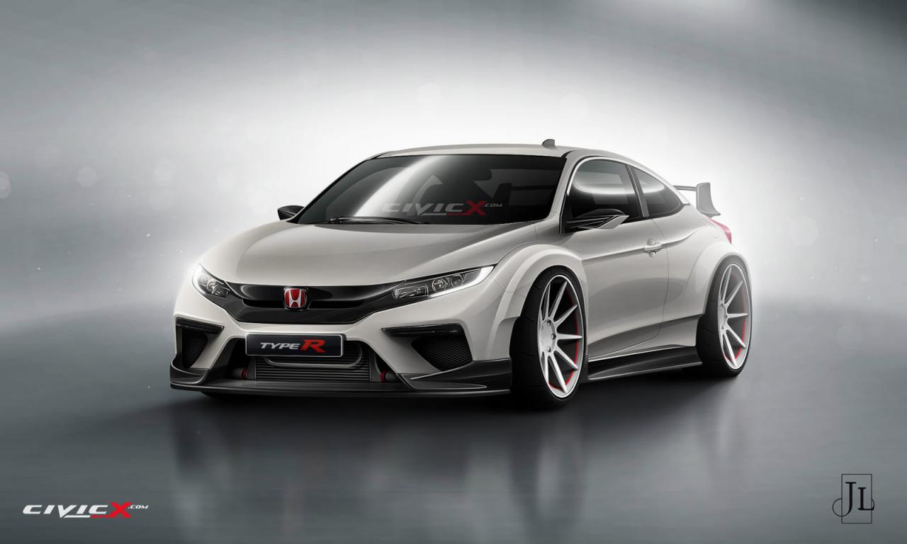 The Next Generation Honda Civic Type R Rendered Motor Exclusive