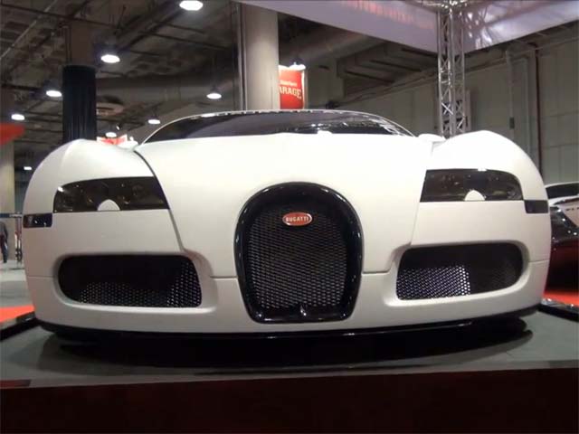 Matte White Bugatti Veyron